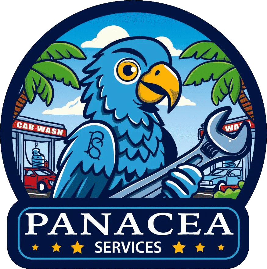 PANACEA Services carwash logo